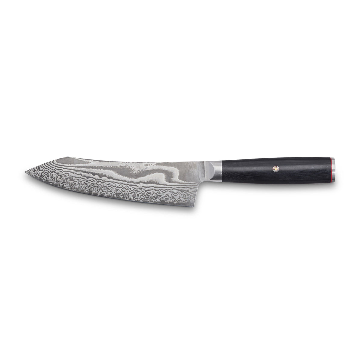MIYABI KAIZEN II 5000FCD 7-inch Rocking Santoku, Fine Edge