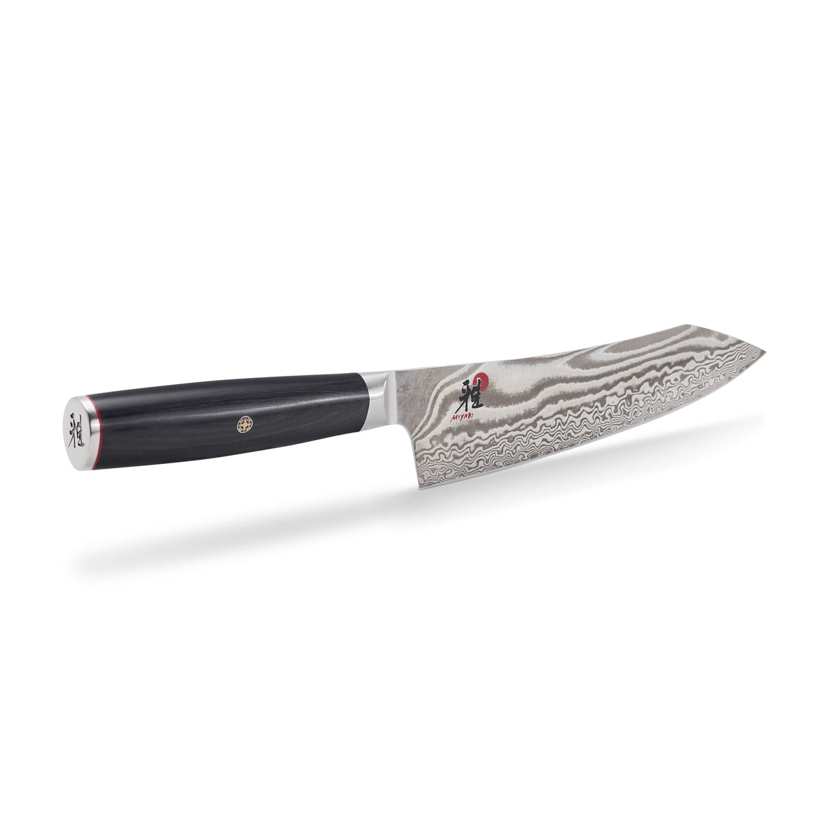 MIYABI KAIZEN II 5000FCD 7-inch Rocking Santoku, Fine Edge