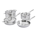 Demeyere Industry 5 7-pc, 18/10 Stainless Steel, Pots And Pans Set