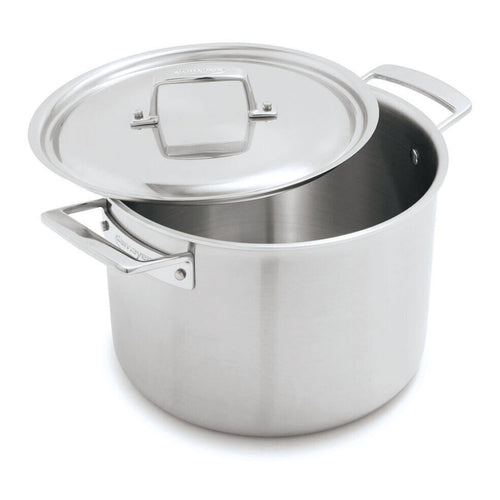 Demeyere Essential 5 8 qt Stock Pot, 18/10 Stainless Steel