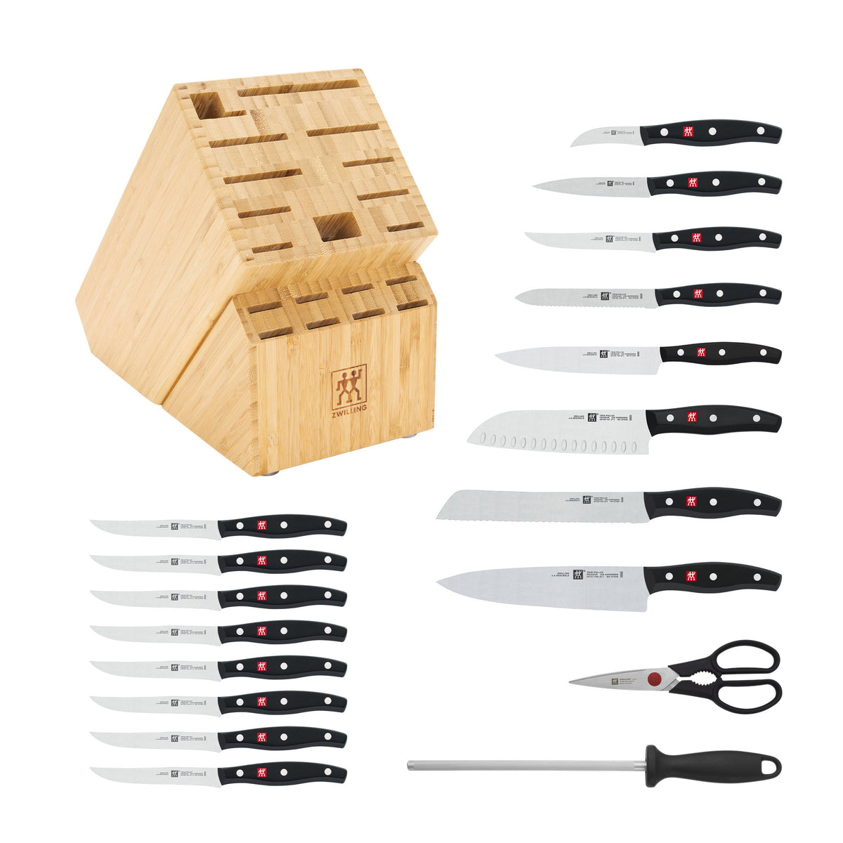ZWILLING Signature 6-pc, Knife block set
