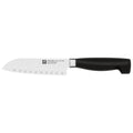 ZWILLING Four Star Santoku 7 inch, hollow edge