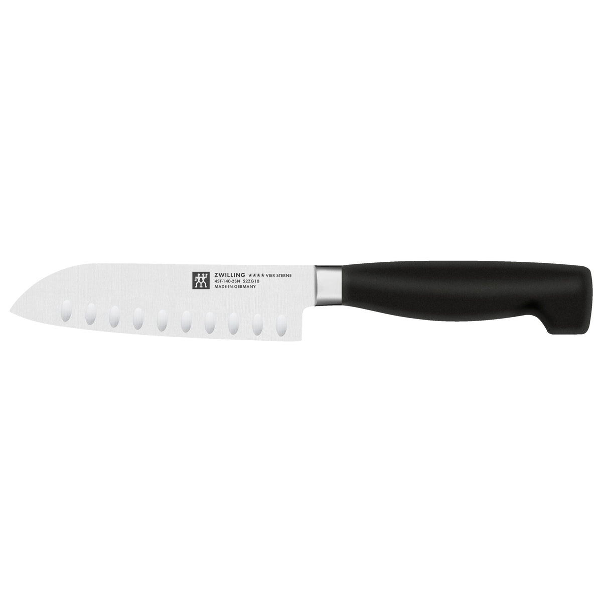 ZWILLING Four Star Santoku 7 inch, hollow edge