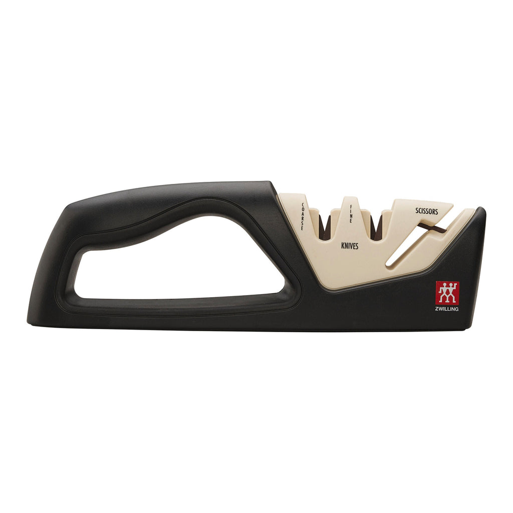 ZWILLING Edge Maintenance Two-stage Pull-Through plus Shear Sharpener - White
