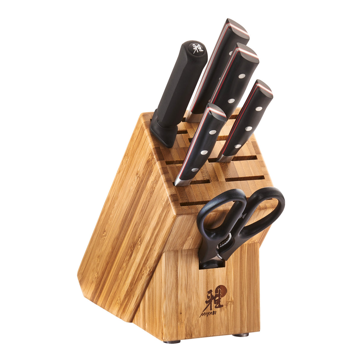 MIYABI Evolution 7-pc, Knife block set