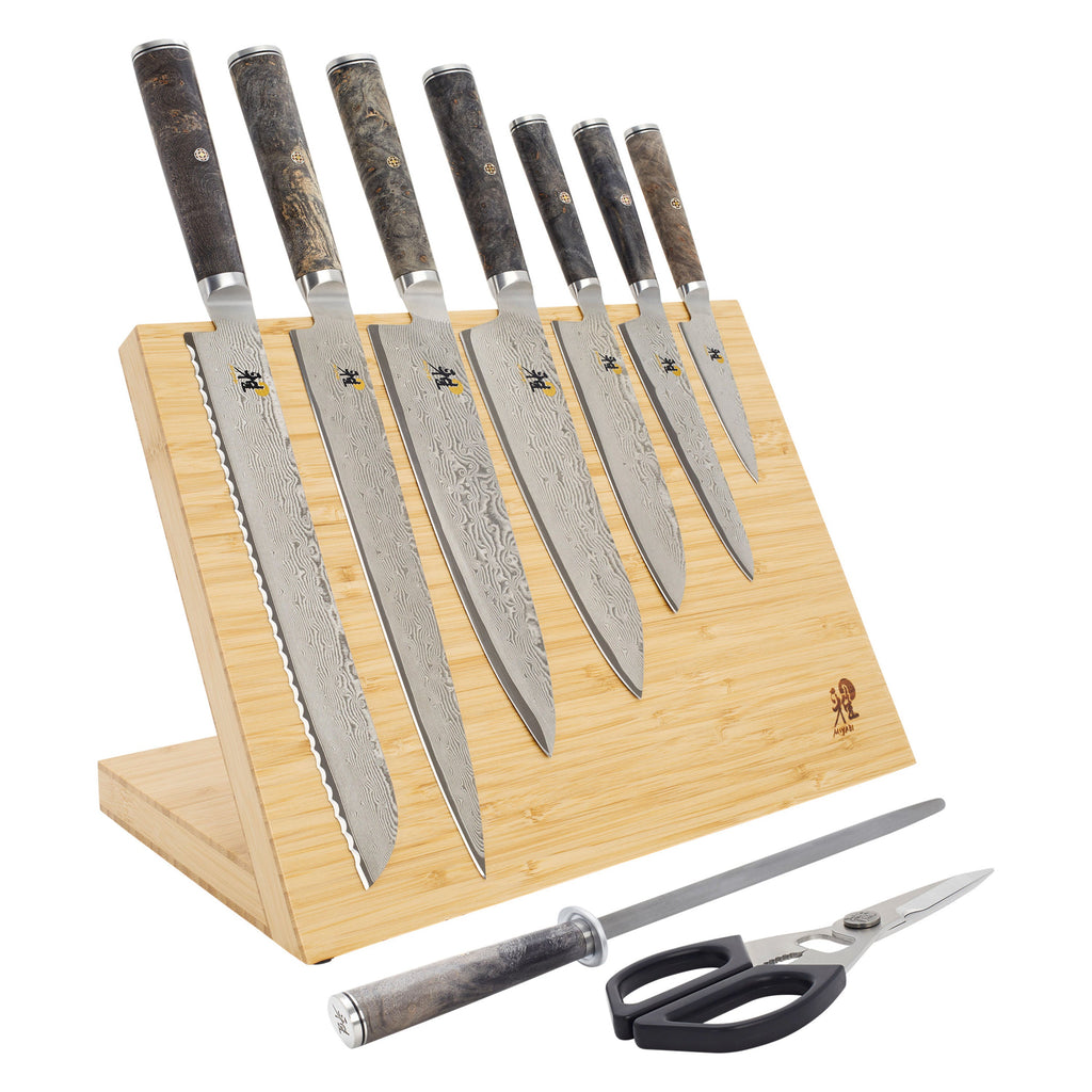 MIYABI BLACK 5000MCD67 10-pc, Knife block set