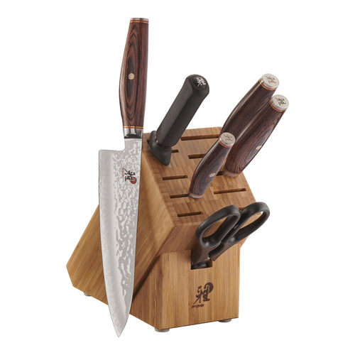 MIYABI Artisan 7-pc, Knife block set
