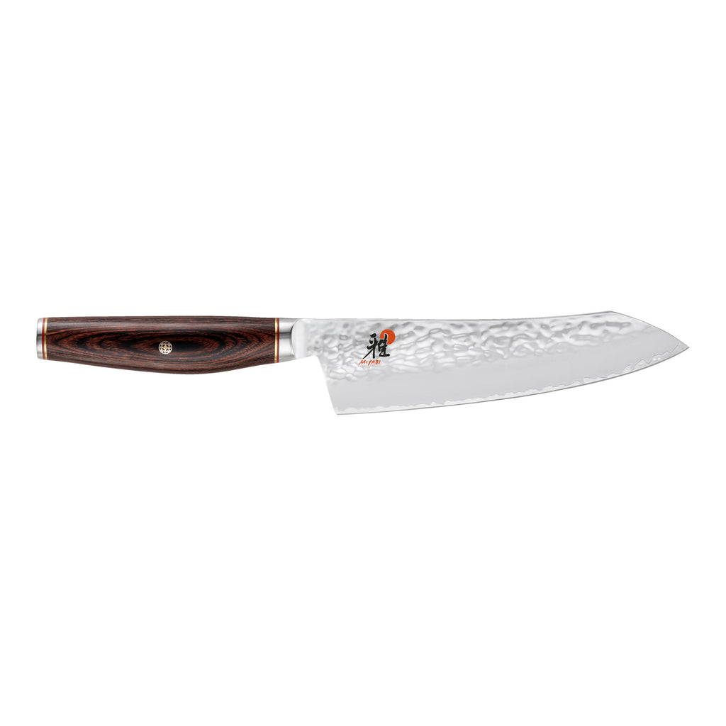 MIYABI Artisan 7-inch Rocking Santoku, Fine Edge