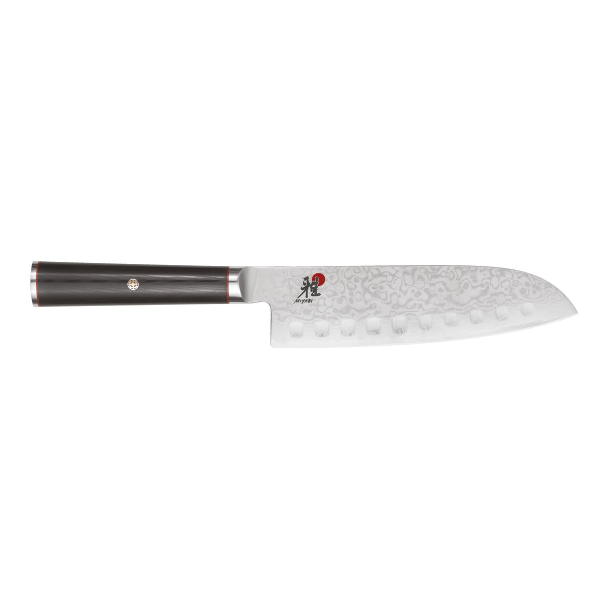 MIYABI Kaizen 7-inch, Hollow Edge Santoku Knife