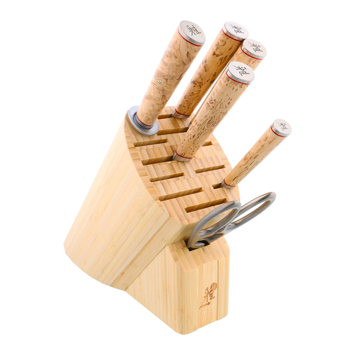 MIYABI Birchwood SG2 7-pc, Knife block set
