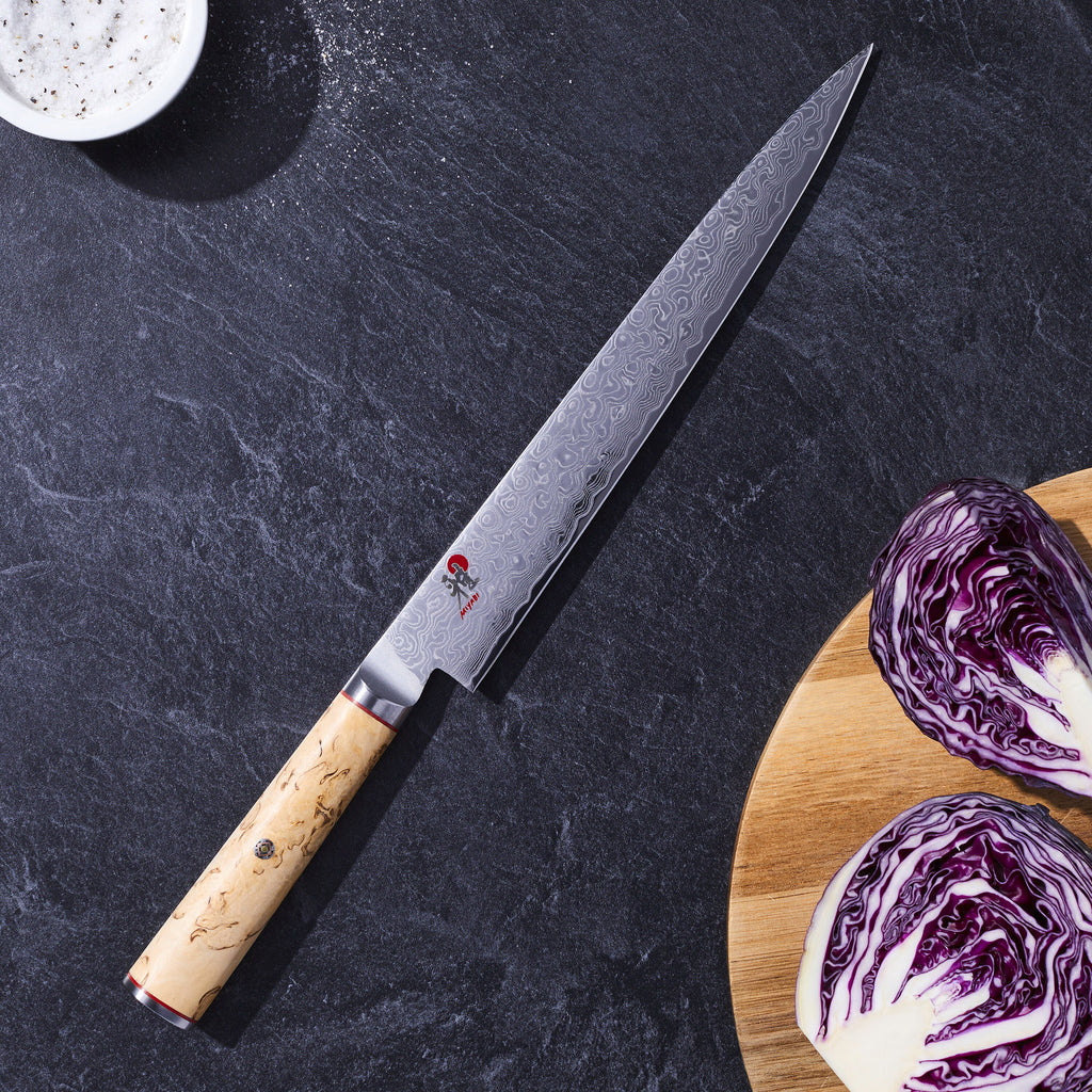 MIYABI Birchwood SG2 9-inch Birch Slicing/Carving Knife