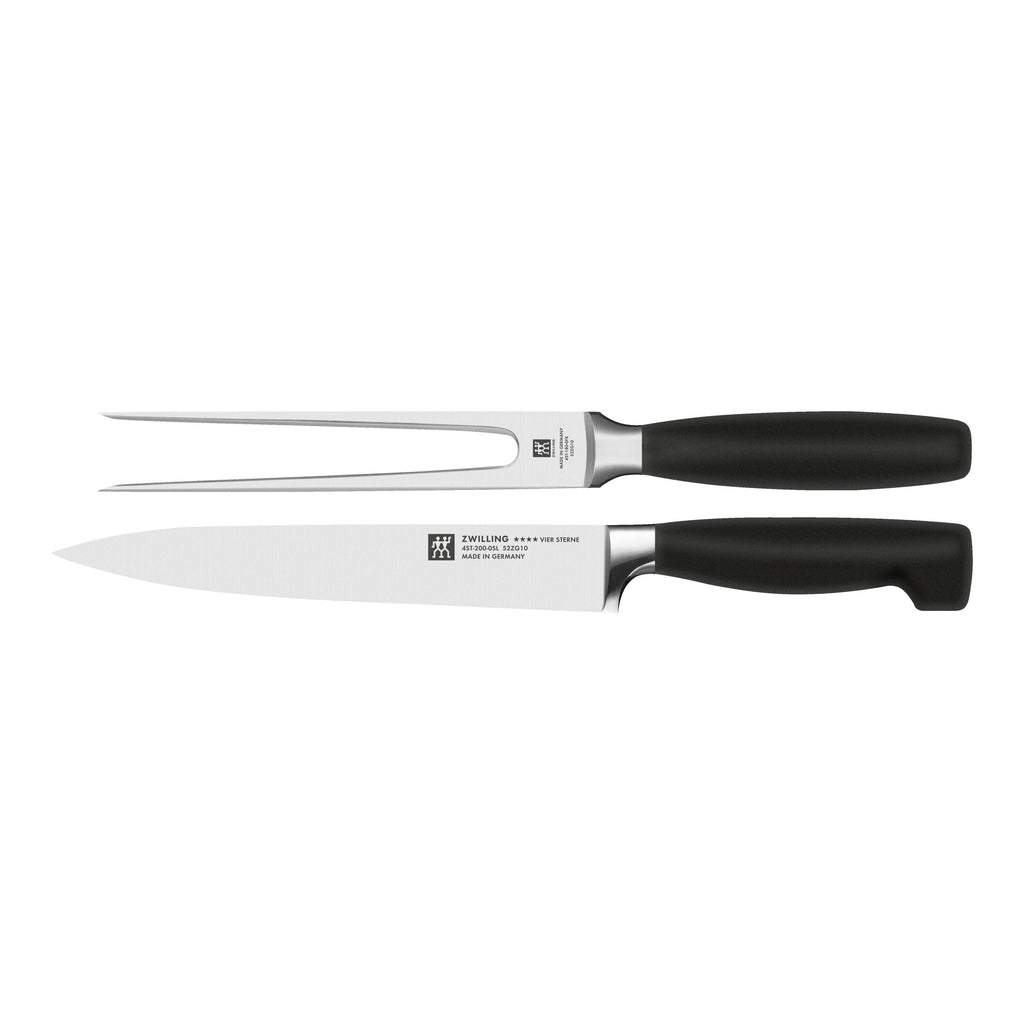 ZWILLING Four Star 2-pc, Slicing/Carving Knife And Fork Set