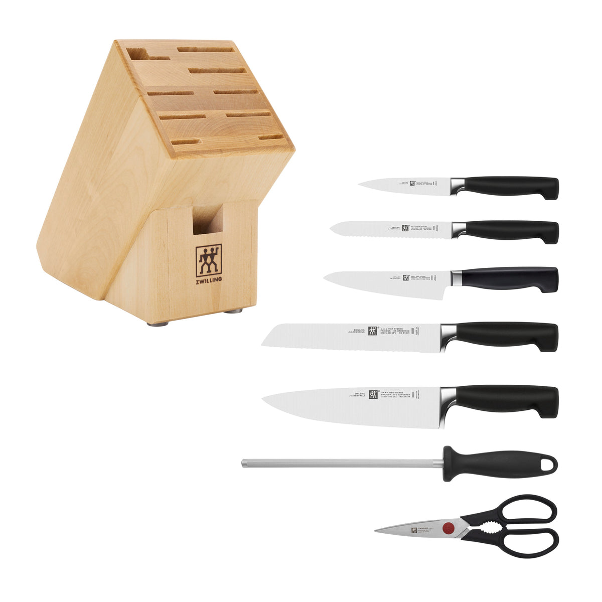 ZWILLING Four Star 8-pc, Knife block set