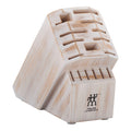 ZWILLING Storage Rubberwood, Pro Rustic White Knife Block Empty