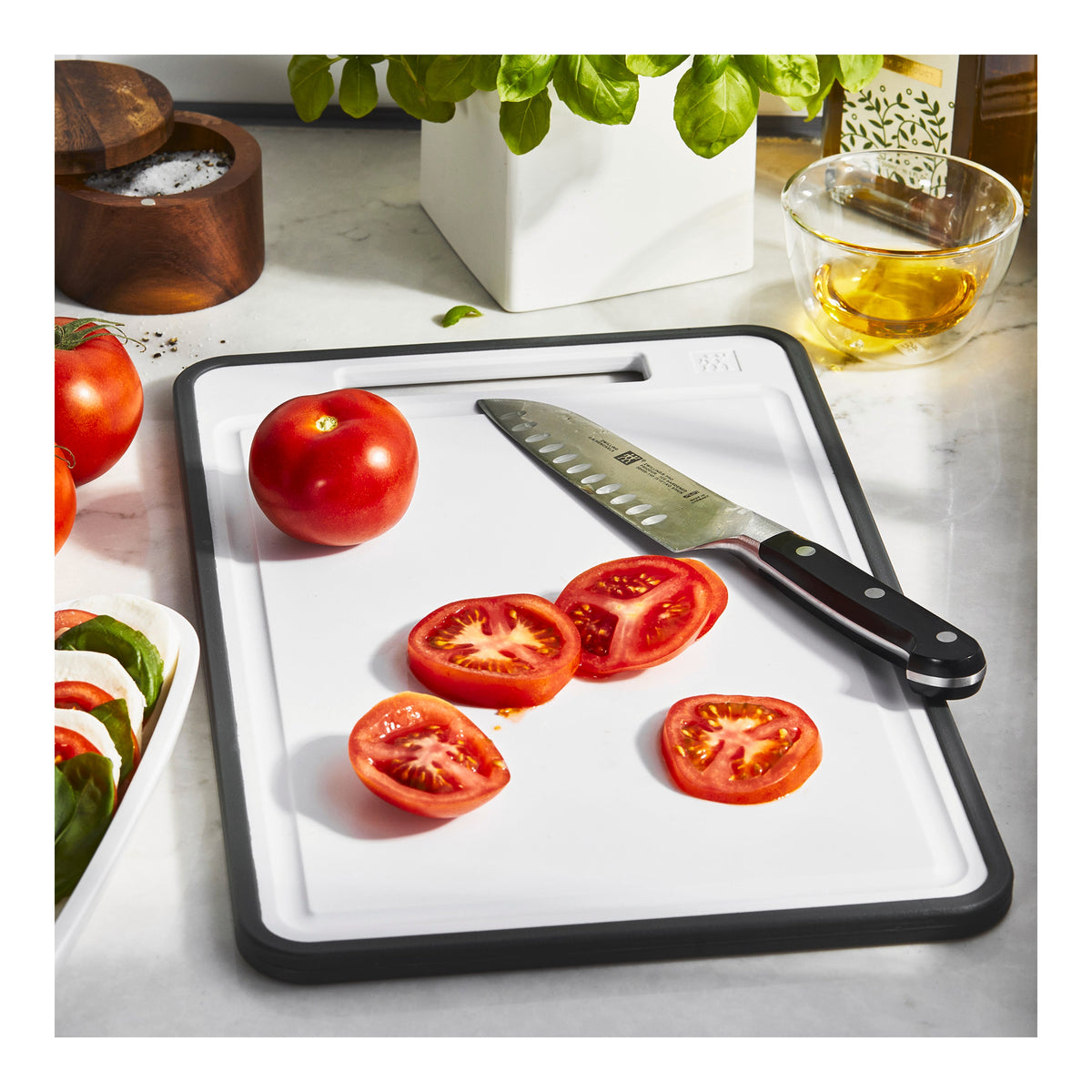 ZWILLING Cutting Boards 15-inch x 10-inch Plastic Cutting Board, Plastic