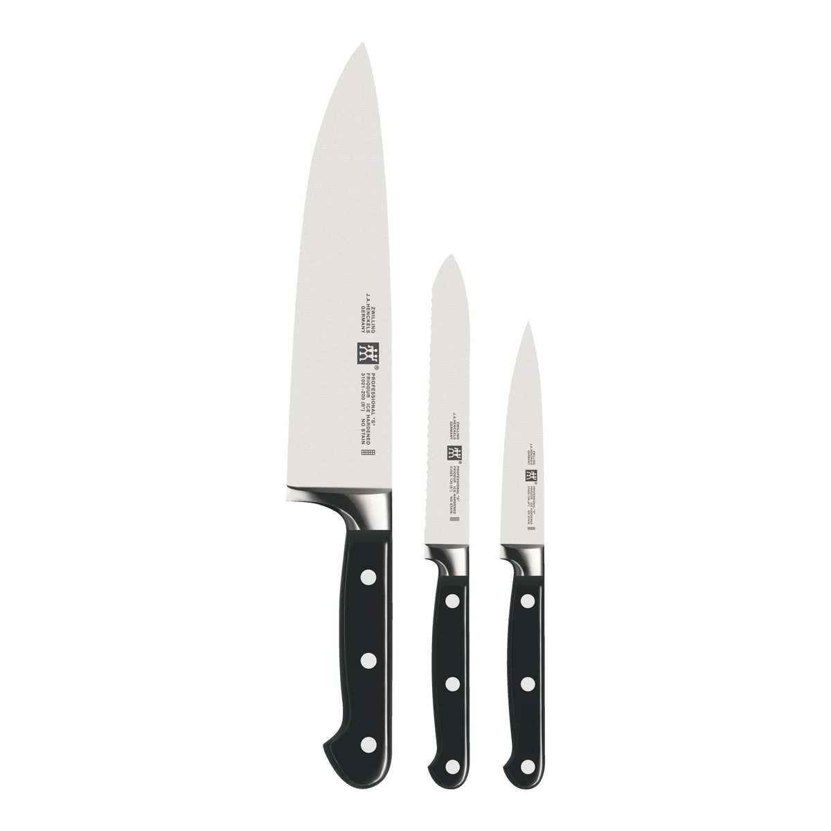 ZWILLING Professional S 3-pc, Starter Knife Set