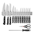 ZWILLING Professional S 16-pc, Set with Stainless Magnetic Knife Bar
