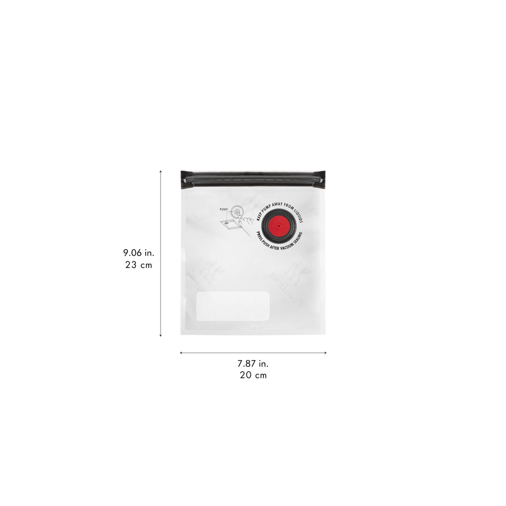 ZWILLING Fresh & Save L / 3-pc Vacuum Bag Set, Plastic