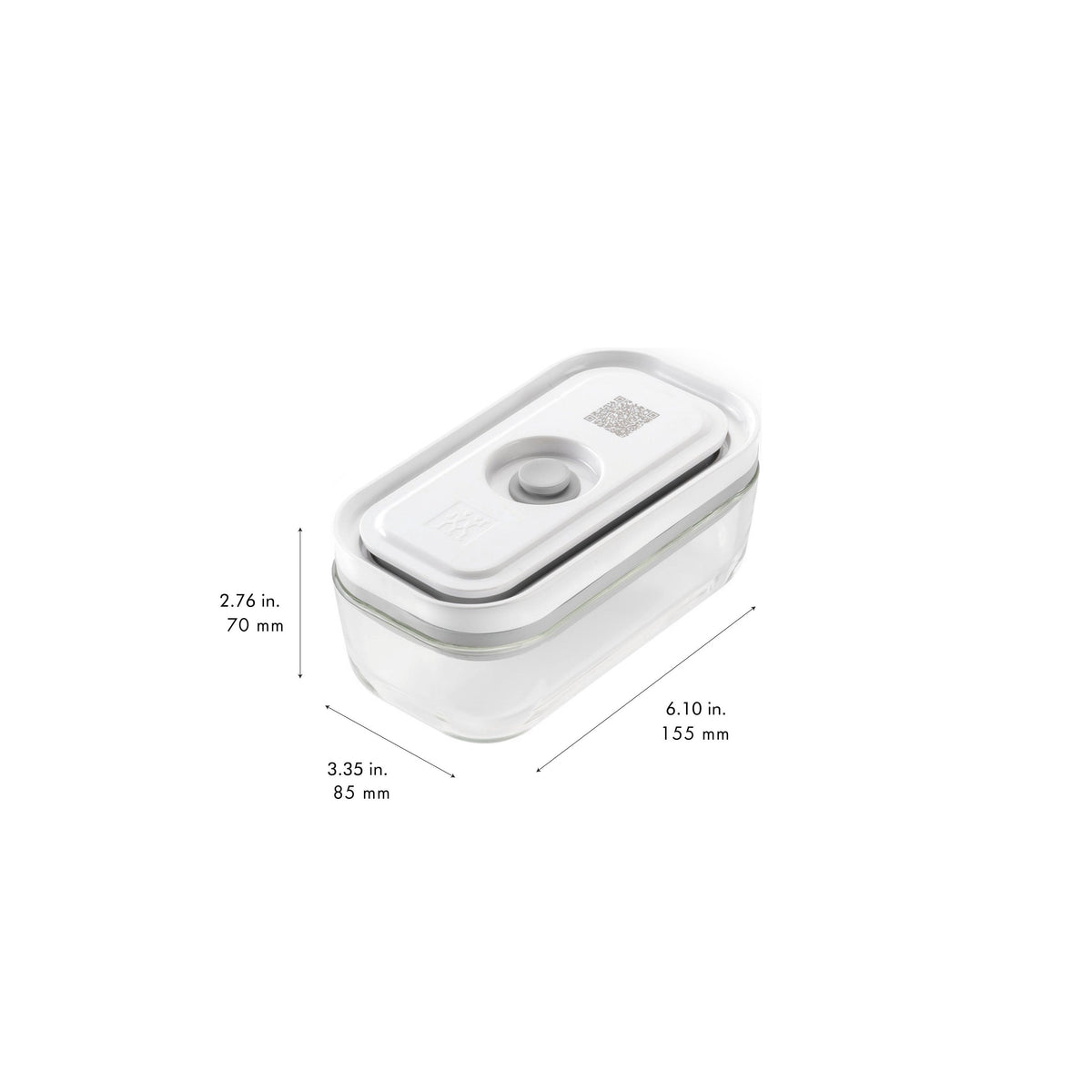 ZWILLING Fresh & Save Vacuum Gratin Dish, Glass