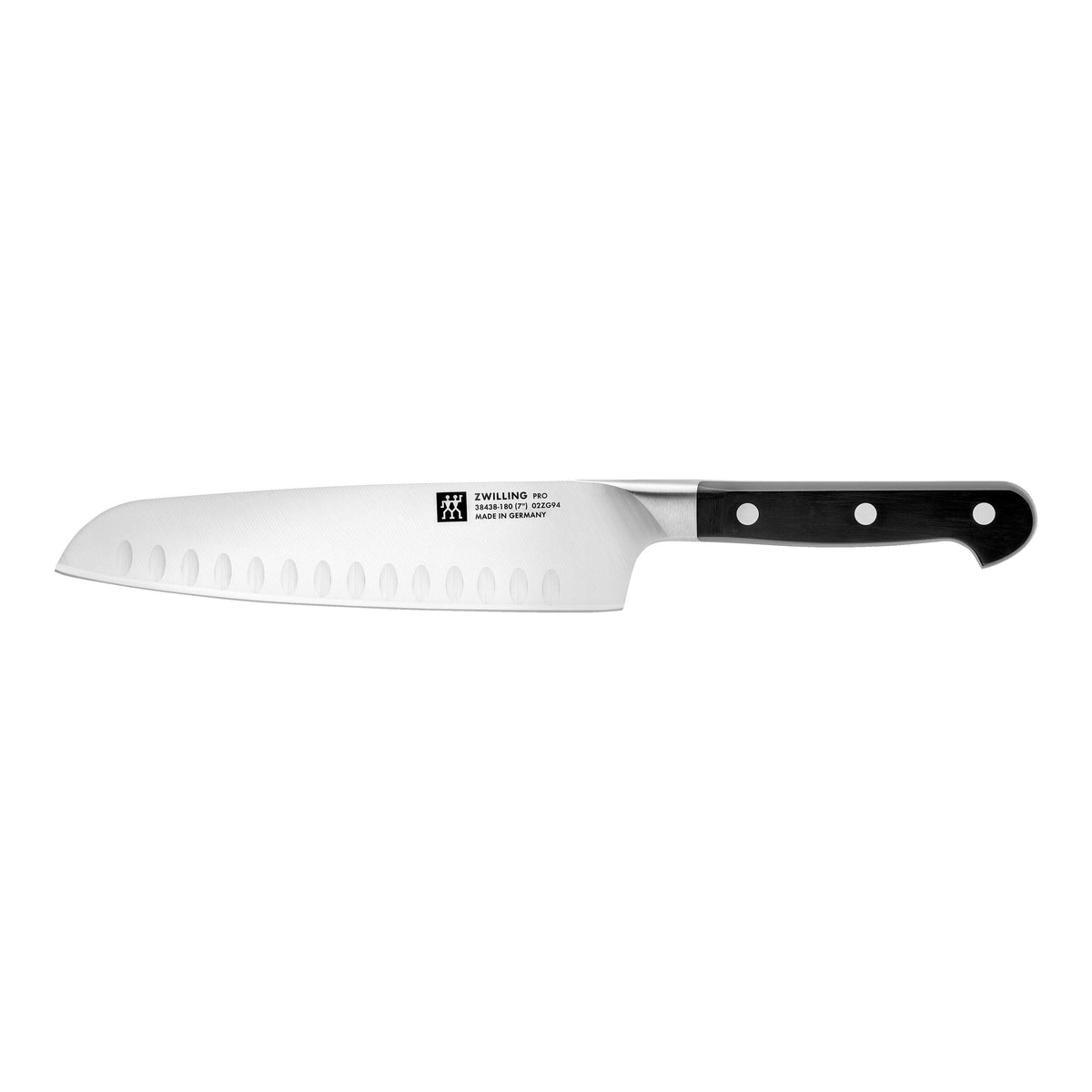 ZWILLING Pro 7-inch, Hollow Edge Slim Santoku Knife