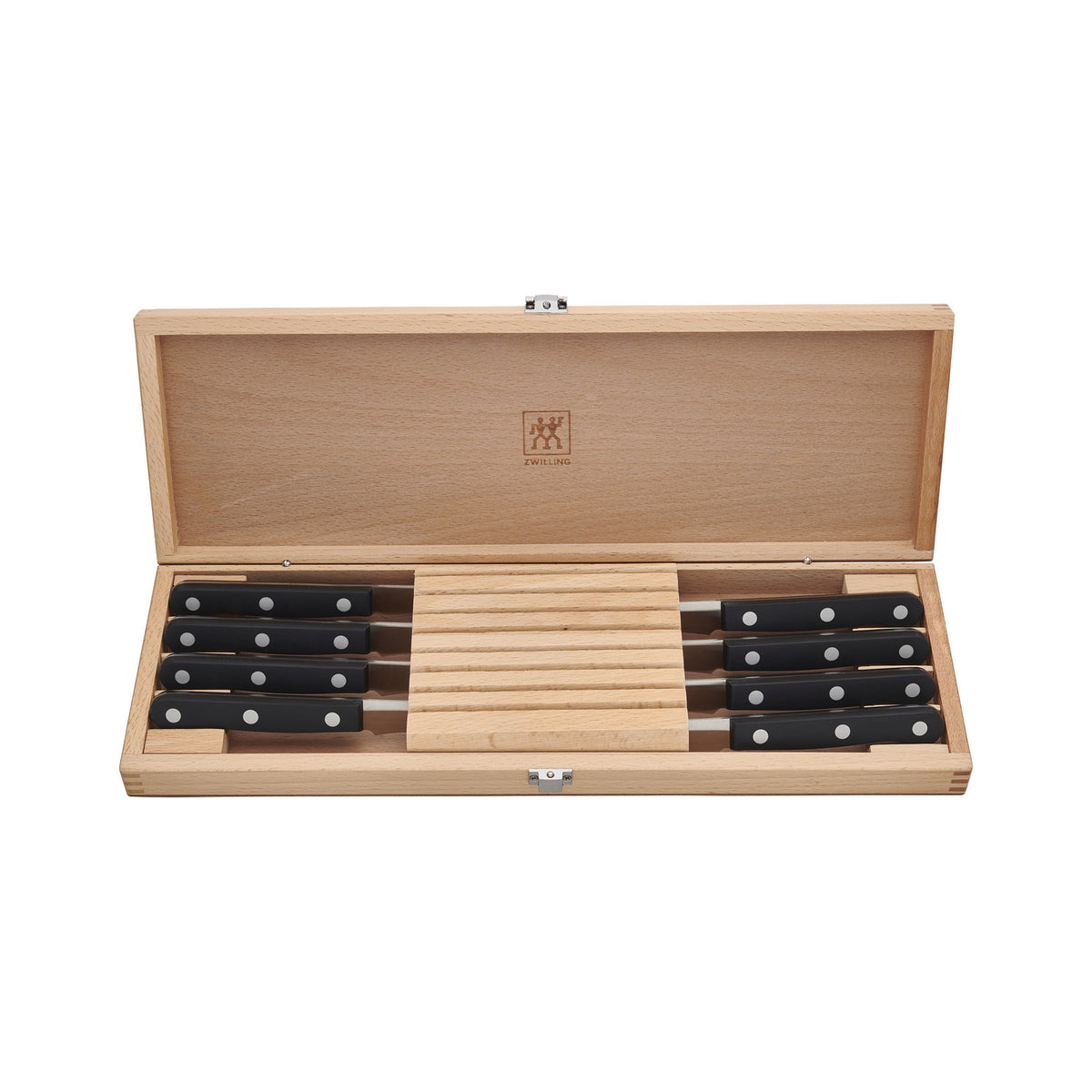 ZWILLING TWIN Gourmet 8-pc, Steak Knife Set With Wood Presentation Case