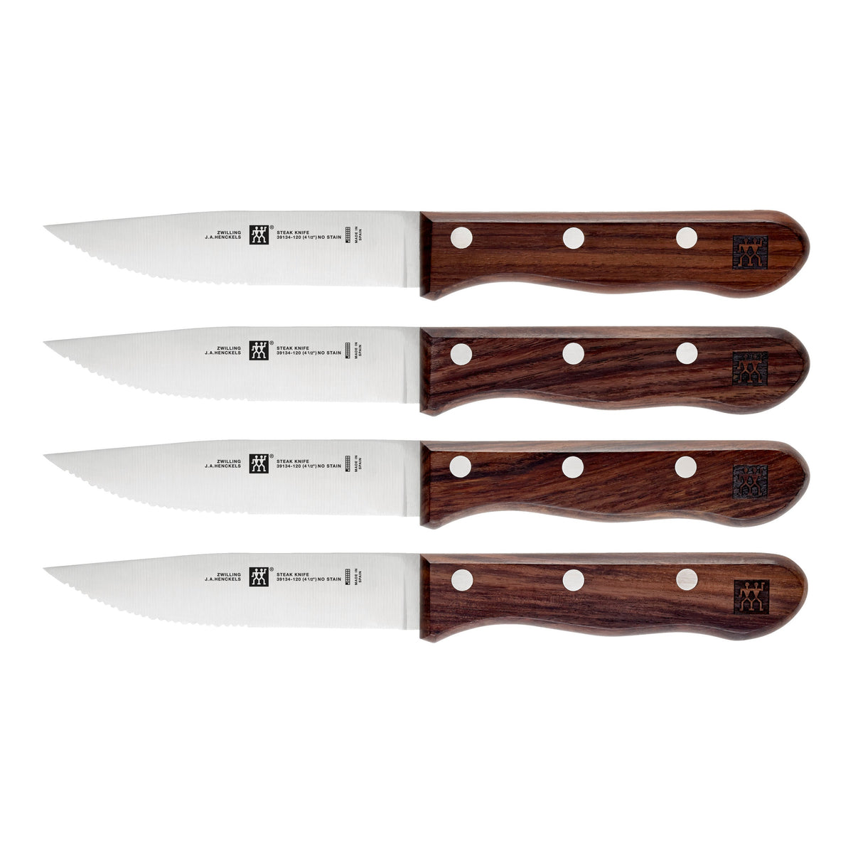 ZWILLING Steak Sets 4-pc, Steakhouse Steak Knife Set With Storage Case