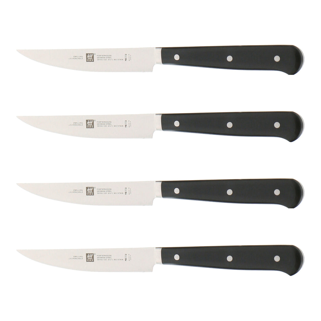 ZWILLING Steak Sets 4-pc, Porterhouse Steak Knife Set In Beechwood Box