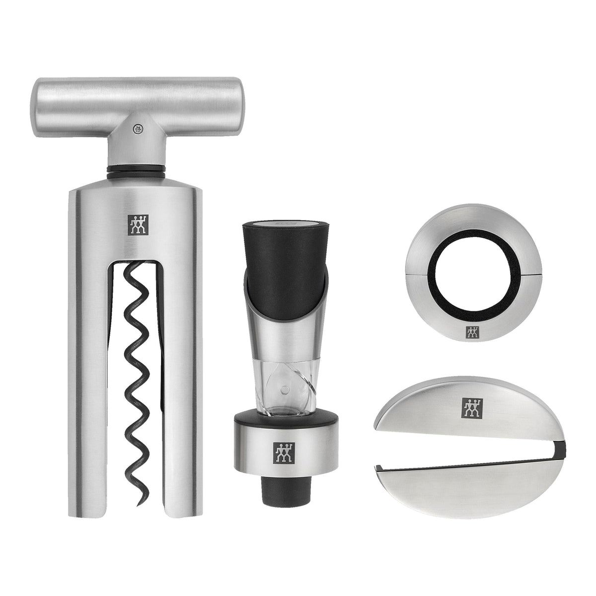ZWILLING Sommelier Accessories 4-pc, 4-pc Sommelier 18/10 Stainless Steel Wine Tool Set