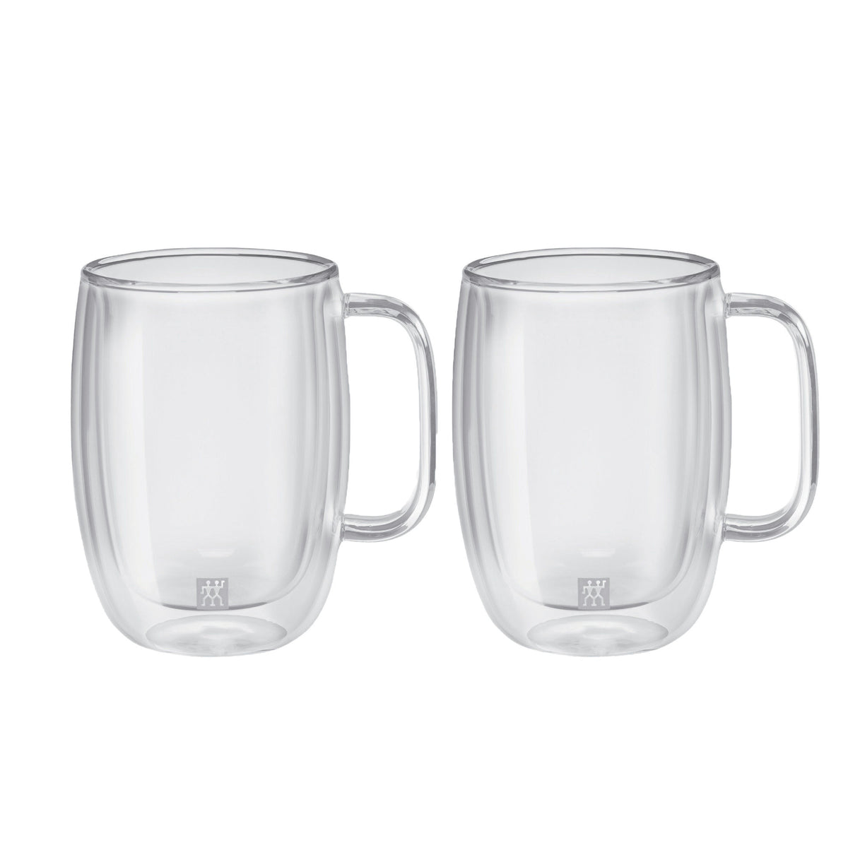 ZWILLING Sorrento Plus Double Wall Glassware 15-oz-/-2-pc Latte Glass Mug Set