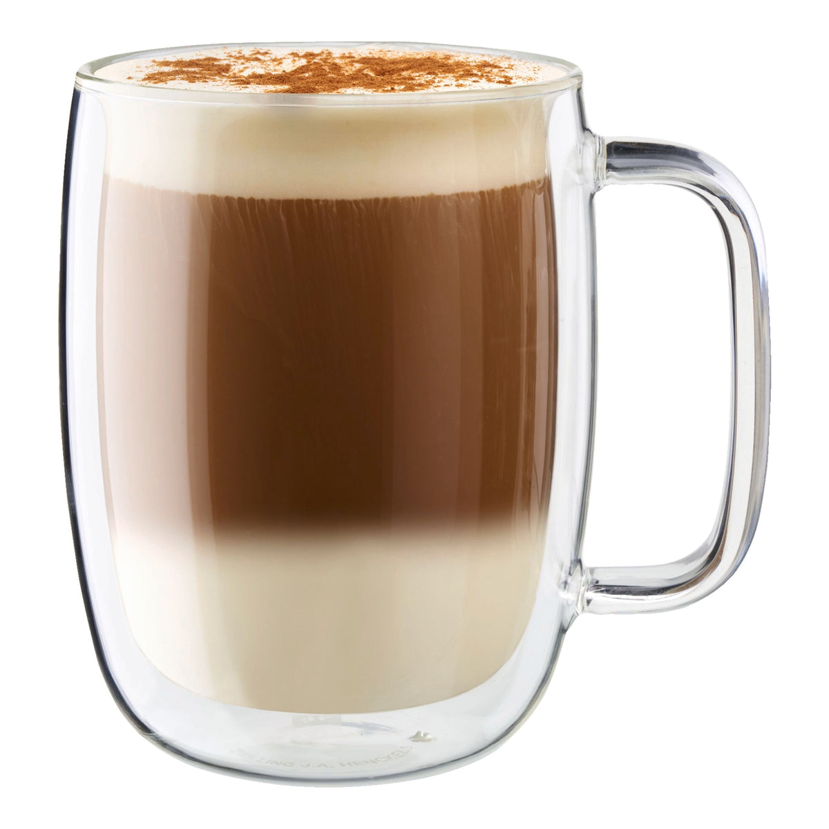 ZWILLING Sorrento Plus Double Wall Glassware 15-oz-/-2-pc Latte Glass Mug Set