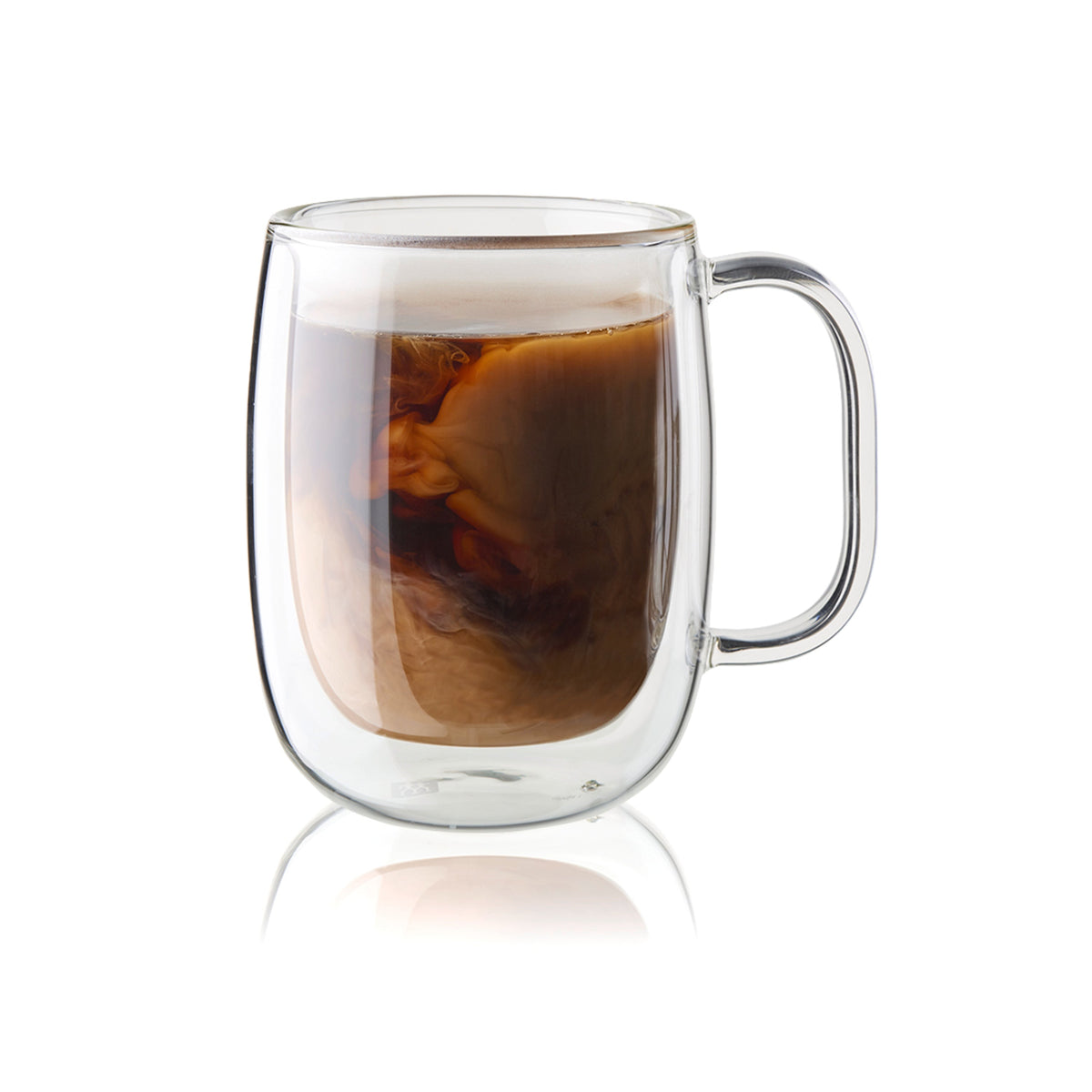 ZWILLING Sorrento Plus Double Wall Glassware 12-oz-/-4-pc Mug Set