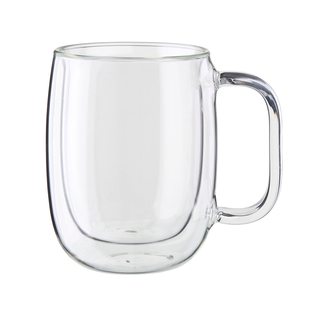 ZWILLING Sorrento Plus Double Wall Glassware 12-oz-/-4-pc Mug Set