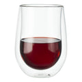 ZWILLING Sorrento Double Wall Glassware 12-oz / 2-pc Stemless Red Wine Glass Set