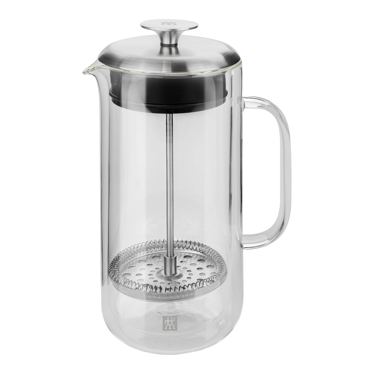 ZWILLING Sorrento Double Wall Glassware 3-pc French Press And Latte Glass Set