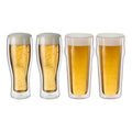 ZWILLING Sorrento Double Wall Glassware 4-pc, Beer Glass Set