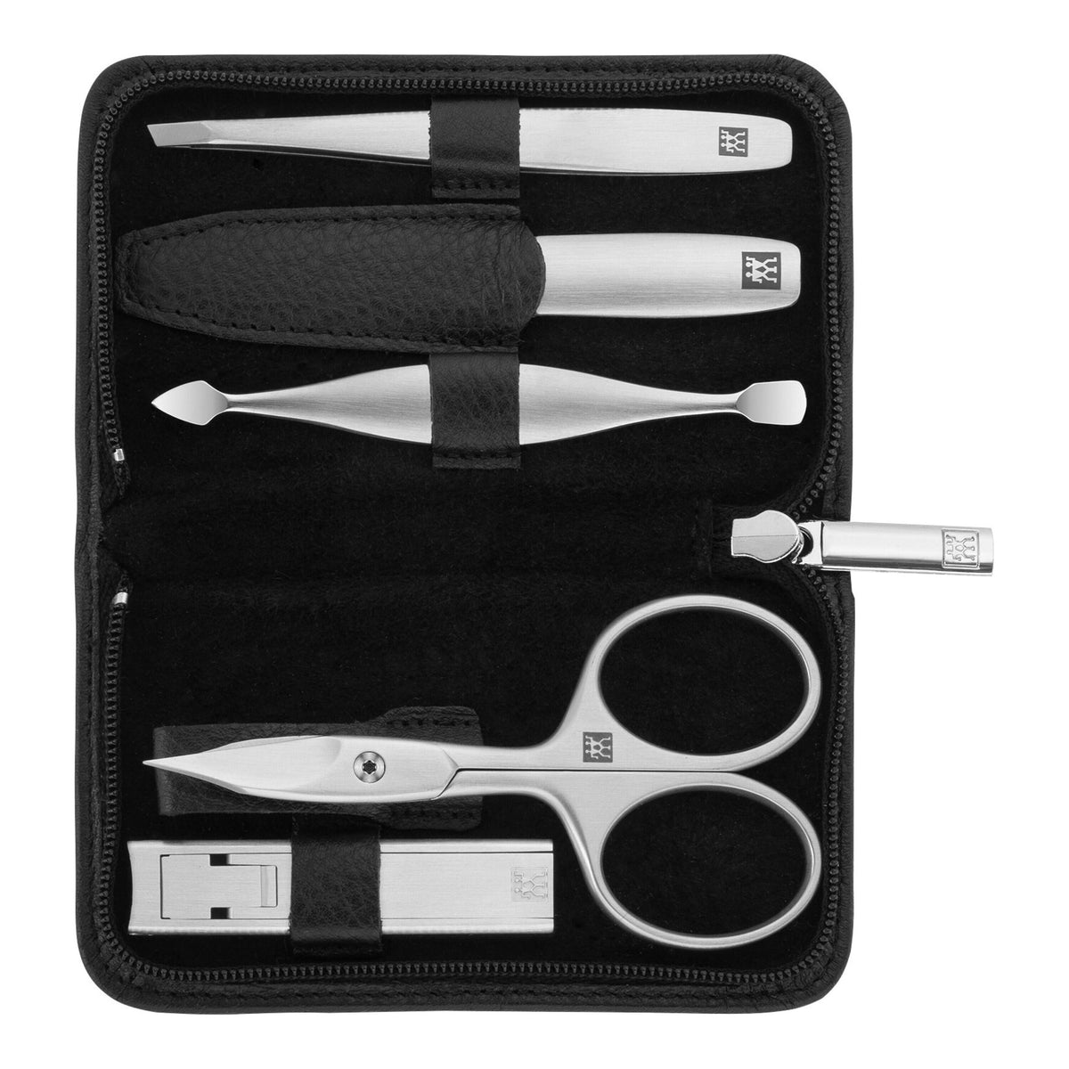 ZWILLING PREMIUM 5-pc, Manicure Pedicure Set With Compact Nail Clippers