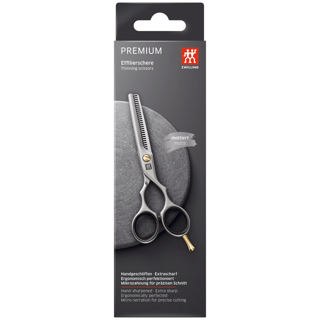 ZWILLING PREMIUM Thinning Scissors - Matt Stainless Steel
