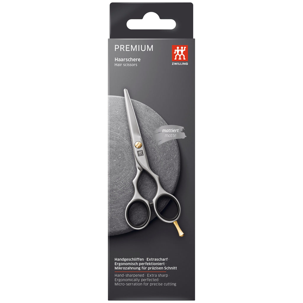 ZWILLING PREMIUM 6-inch Hair Scissors - Matt Stainless Steel