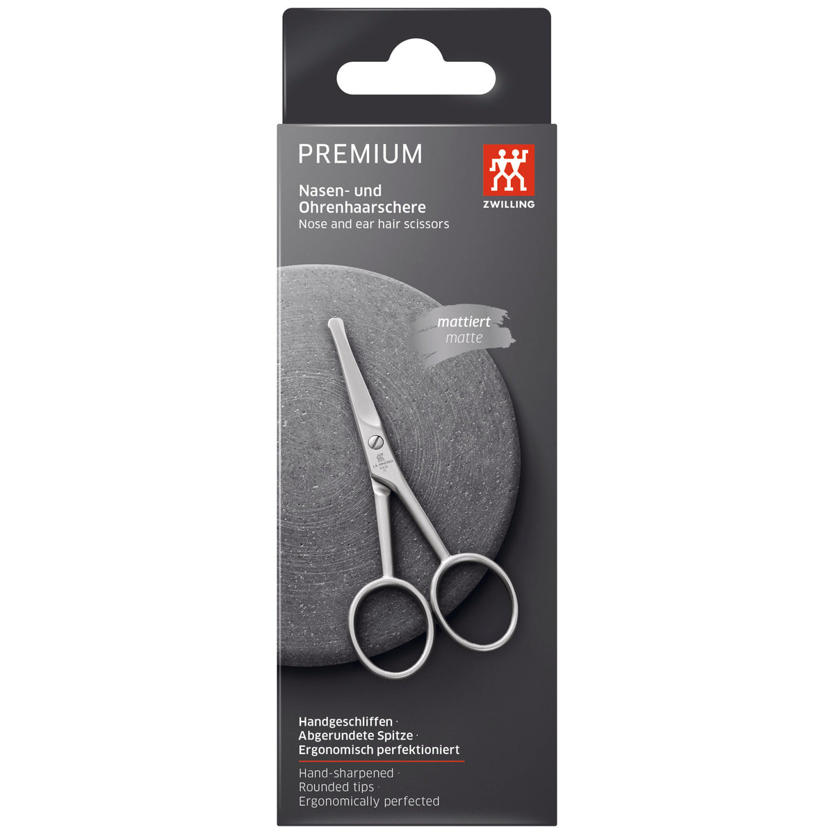 ZWILLING TWINOX Ear And Nose Hair Scissors - Matt Stainless Steel