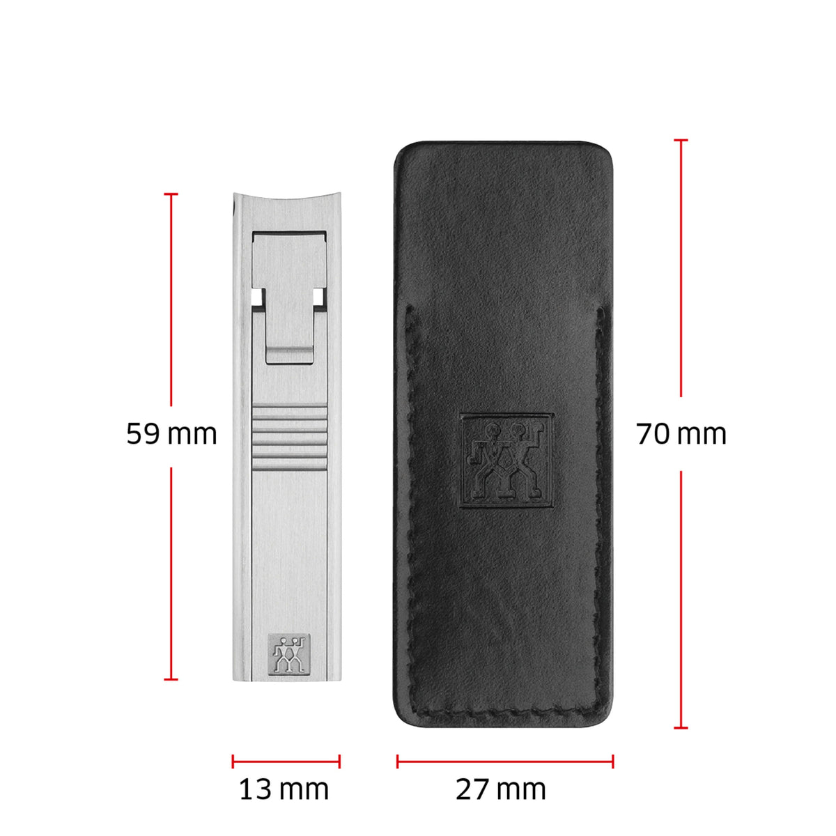ZWILLING TWINOX Compact Nail Clippers - Stainless Steel Matt