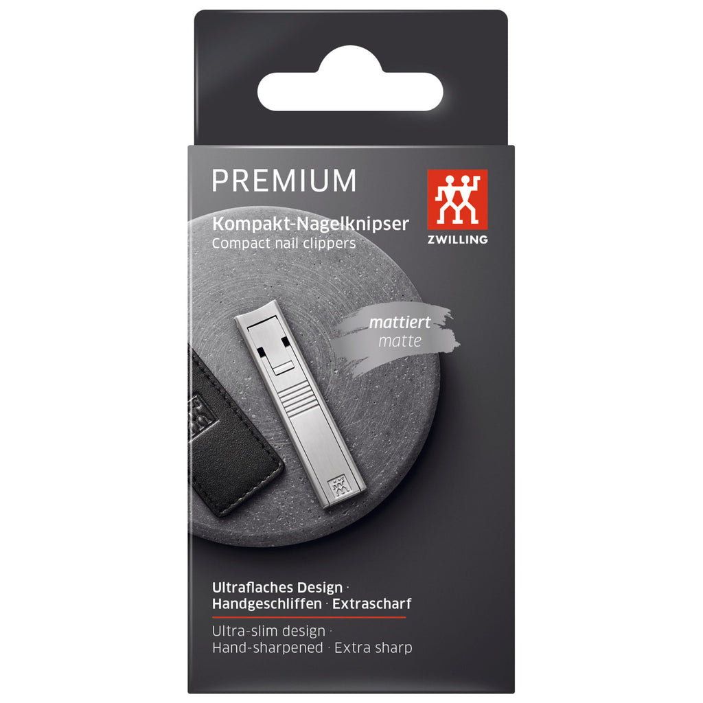 ZWILLING TWINOX Compact Nail Clippers - Stainless Steel Matt