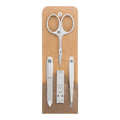 ZWILLING PREMIUM 4-pc, Leather Manicure Pedicure Set With Compact Nail Clippers