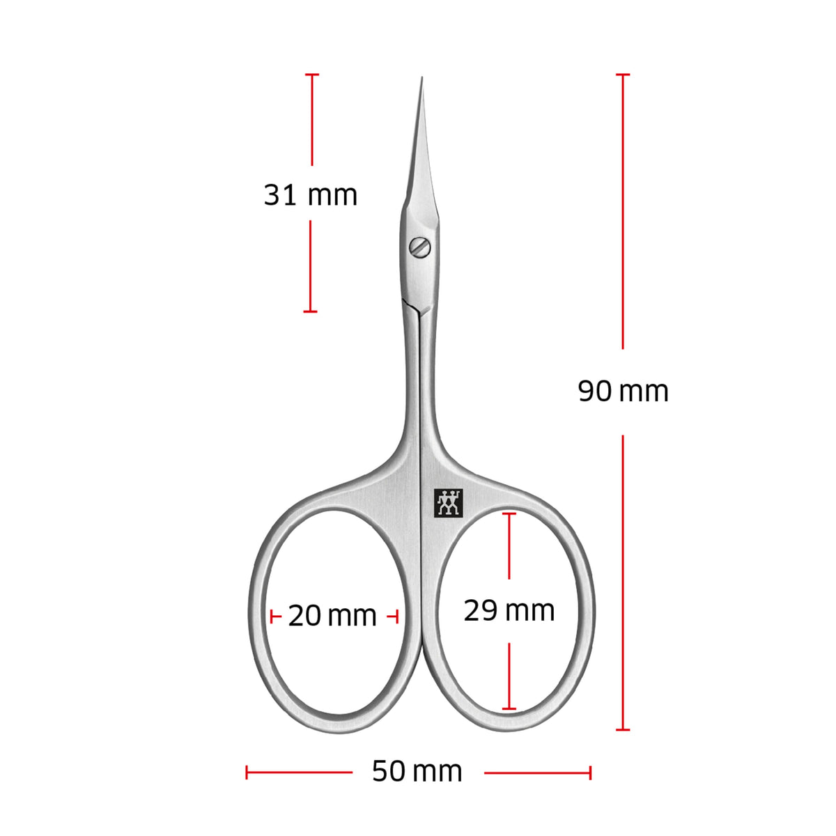 ZWILLING PREMIUM Cuticle Scissors With Tower Tip - Matt Stainless Steel