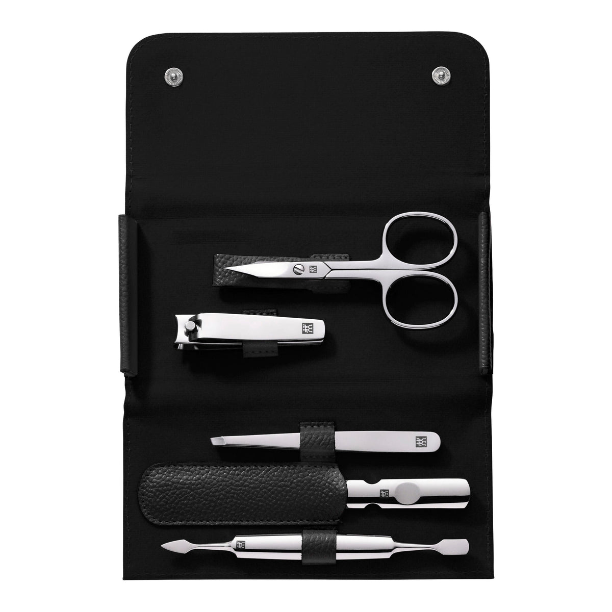 ZWILLING CLASSIC 5-pc, Leather Manicure Pedicure Set With Nail Clippers