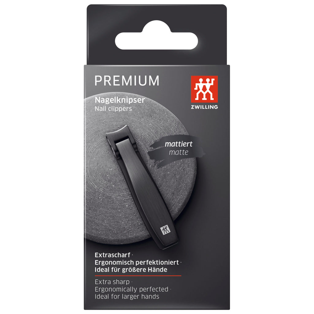 ZWILLING PREMIUM Nail Clippers - Matt Black