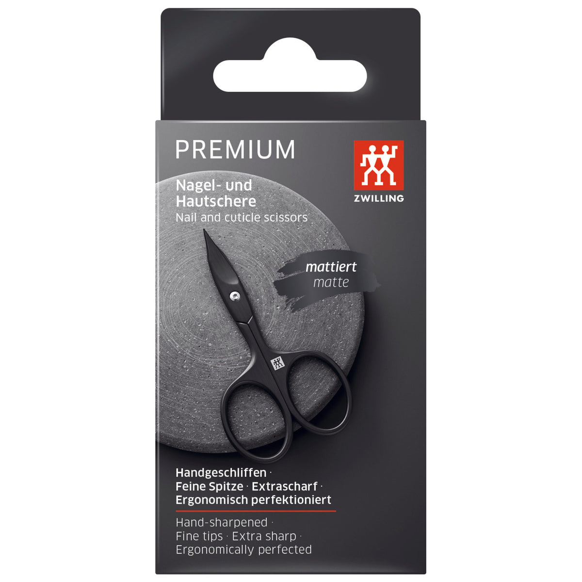 ZWILLING PREMIUM Combination Nail Scissors - Matt Black