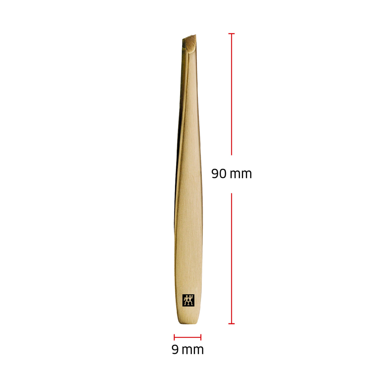 ZWILLING PREMIUM 3.5-inch Gold Edition Tweezers, Slanted