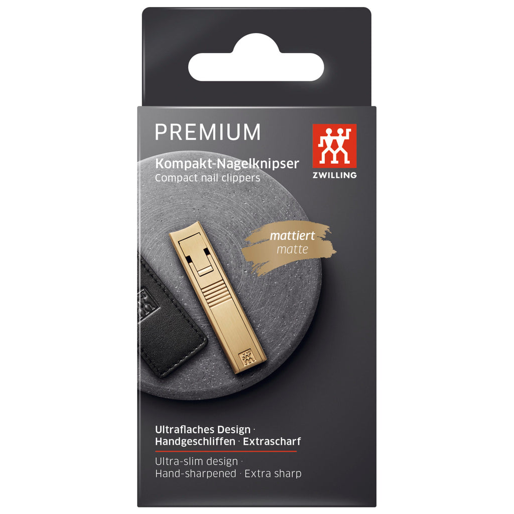 ZWILLING PREMIUM Compact Nail Clippers - Matt