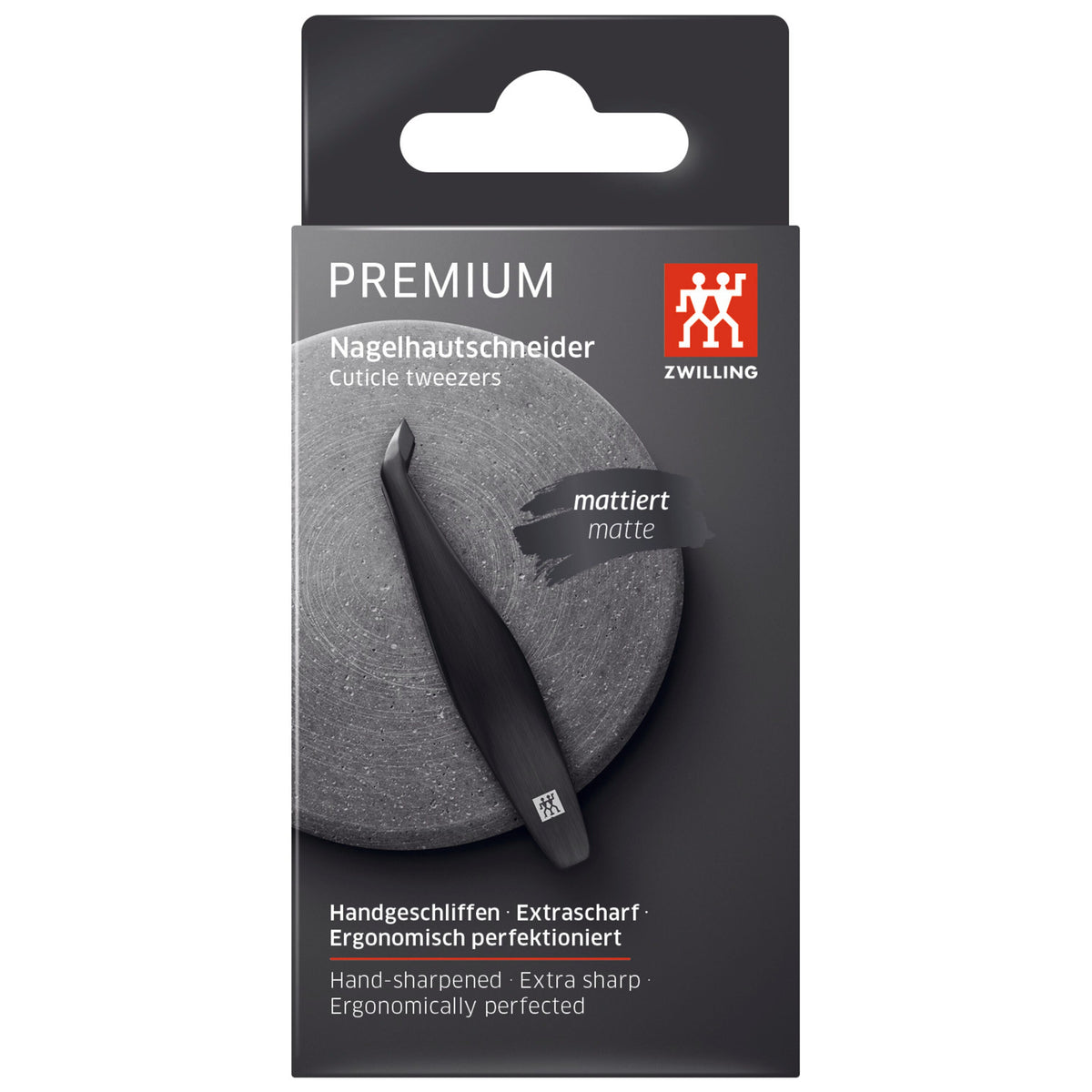 ZWILLING PREMIUM Cuticle Cutter - Black Matt