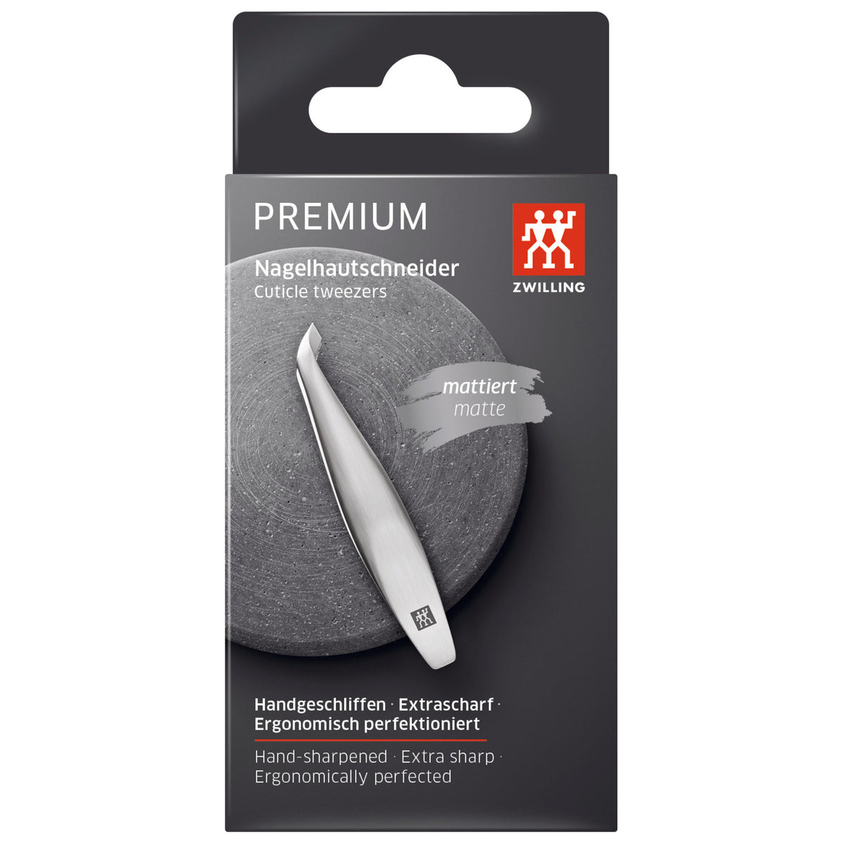 ZWILLING PREMIUM Cuticle Cutter - Matt Stainless Steel